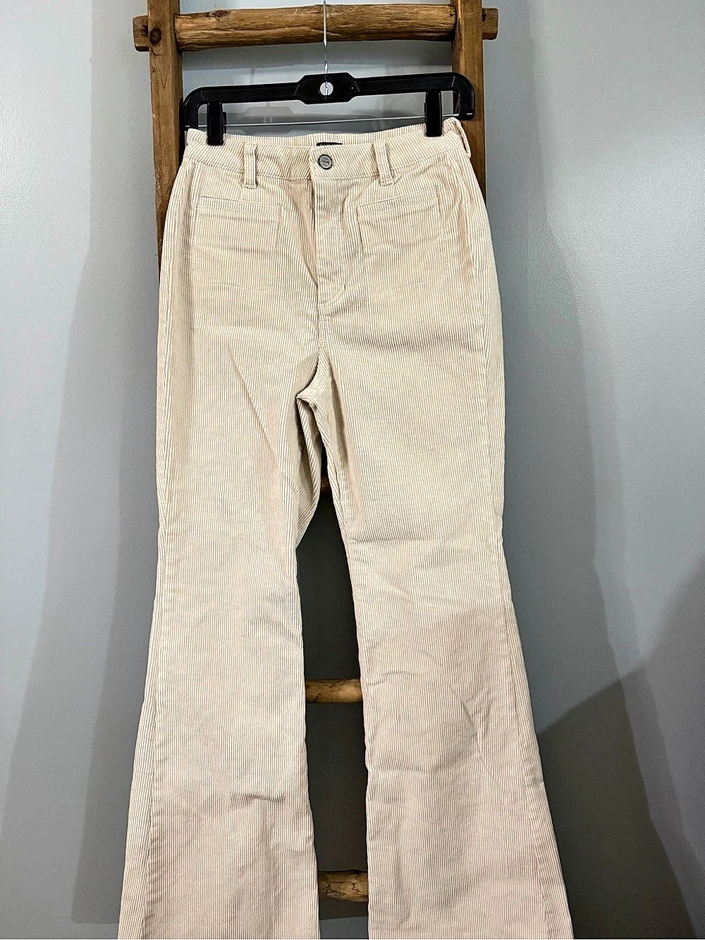 J.Crew Corduroy Flare Pants in Cream Waist 25